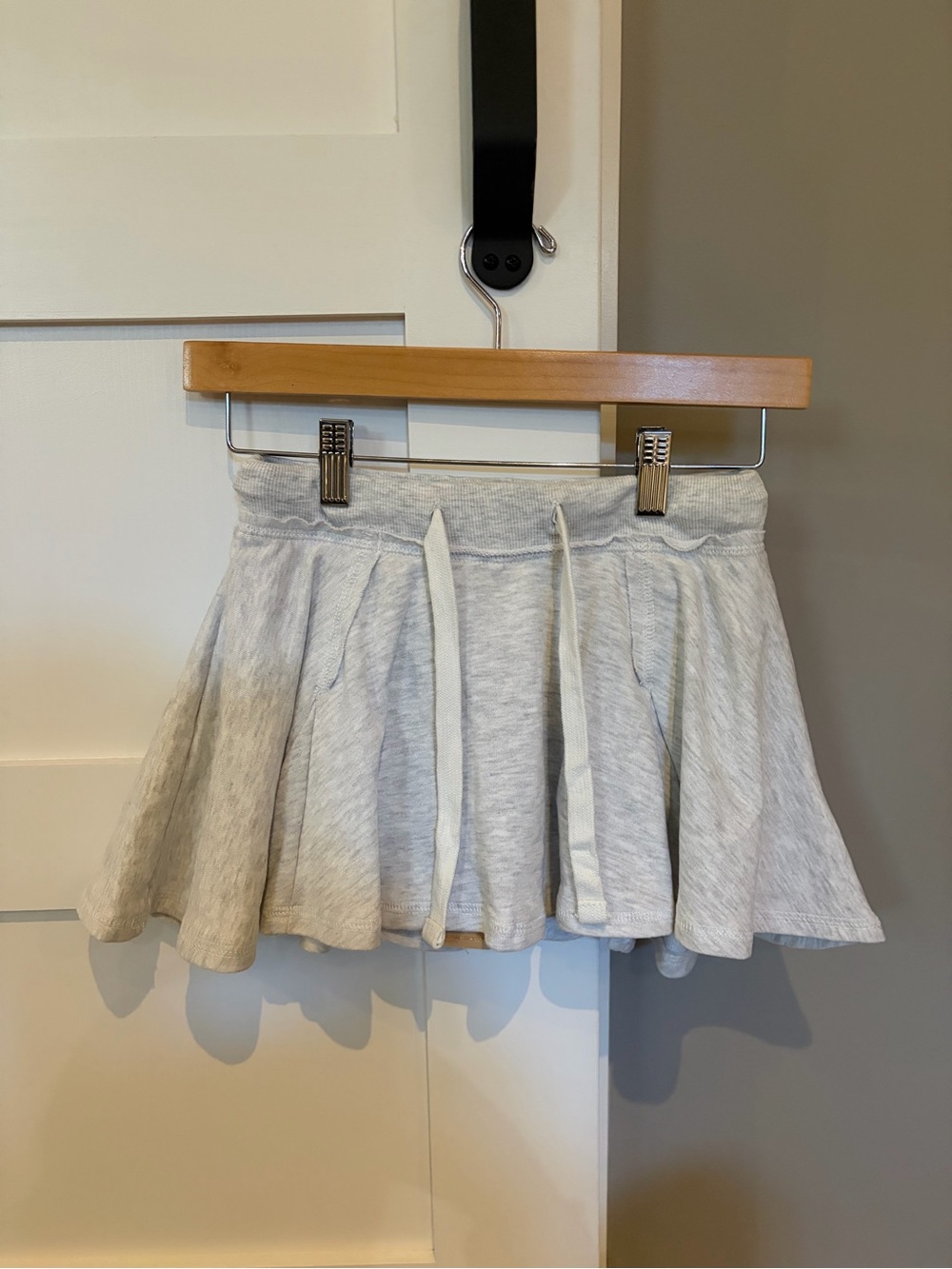 NWT Forever 21 grey fleece mini skirt